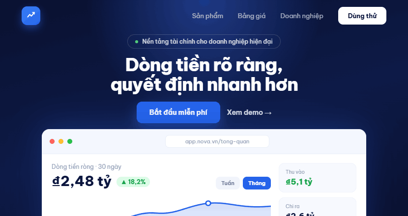 Ảnh giao diện website bản desktop